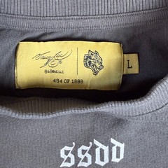 Darc Sport Bruce Lee Premium Tee Wolf Gray Limited Edition 484/1000 Mens Large