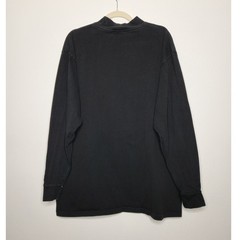 Vintage Puma Sans Amour Mock Neck Black Large Art Sports 90s School University