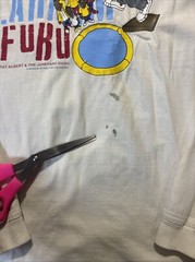 VTG Platinum Fubu Shirt Mens L 16/18 Thrashed Fat Albert Junkyard Gang Grunge