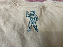 Billionaire Boys Club BBC Arch Logo Shirt Mens Medium Tan Beige Astronaut