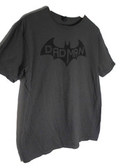 Gildan Softstyle “Dadman” Men’s Large Gray Funny Father’s Day Print T-Shirt
