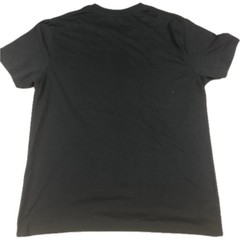 Unbranded Mens Abstract Geometric Graphic T-Shirt L Black Sunset Gradient Stripe