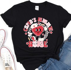 Cupid’s Favorite Nurse Shirt, Heart Nurse T-Shirt, Nurse Gift, Nurse Tee, Heart