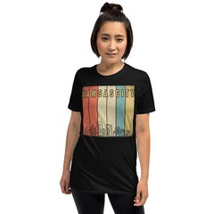 Retro 1970’s Style Kansas City Skyline T-Shirt, Kansas City, Retro 1970’s,
