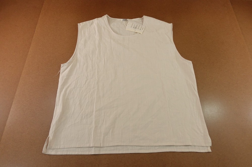 Coofandy Mens Size XXL Natural Cotton Sleeveless Pullover Tank Top NWT