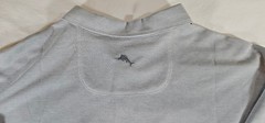 NEW TOMMY BAHAMA SHORELINE SURF POLO SHIRT GRAY KNIT MENS SIZE XXL L/XL TENCEL