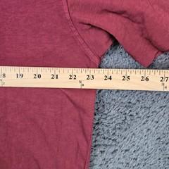 Scotch & Soda Mens Irregular Wash Red Graphic Patch T-Shirt Size M
