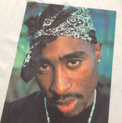 2Pac Legacy Oversized Graphic T-Shirt – White Streetwear Edition