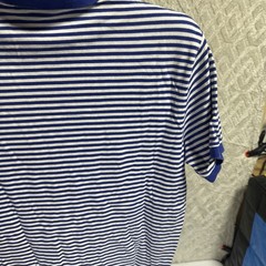 Polo Ralph Lauren Red White Blue USA Collar Golf Shirt Striped Preppy Mens Large