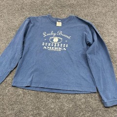 Lucky Brand Dungarees Too Tough To Die Vintage Long Sleeve Shirt