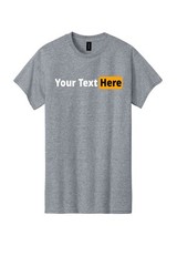 Personalized Your Text Here Customized Funny Men’s T-Shirt USA Birthday Gift Tee
