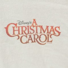 vtg 00s y2k DISNEY A Christmas Carol Pixar 3D Digital Projection Team t-shirt XL