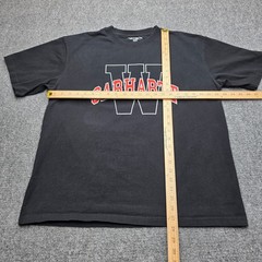 Carhartt Men’s 2XL WIP / Shadow Script T-Shirt Black University Arc Logo