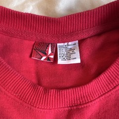 Men’s Red Solid Sleeveless Crew Neck T-Shirt XL Regular Cotton/Polyester
