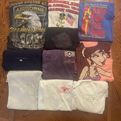Vintage T-Shirt Lot Of 10 90s Y2K Modern Patron 101st Airborne Ghostbusters