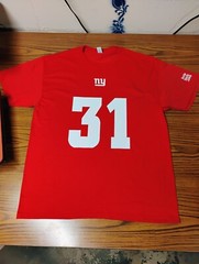 DIY-New York Giants CUSTOM Name & Number Jersey Kit-Personalized-Iron ons