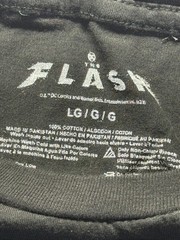 DC Comics The Flash T Shirt Mens Large Black Graphic Print Batman Logo Cotton