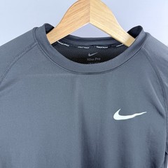 Nike PRO Athletic Long Sleeve Shirt Mens XL Slim Fit Black Stretch DRI-FIT