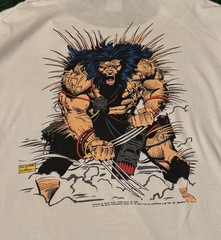 Vintage Wolverine Weapon X Long Sleeve Shirt Marvel Comics Images Avengers RARE