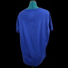Hanes Men’s Short Sleeve Blue T-Shirt Crewneck ComfortBlend Sz – 2XL