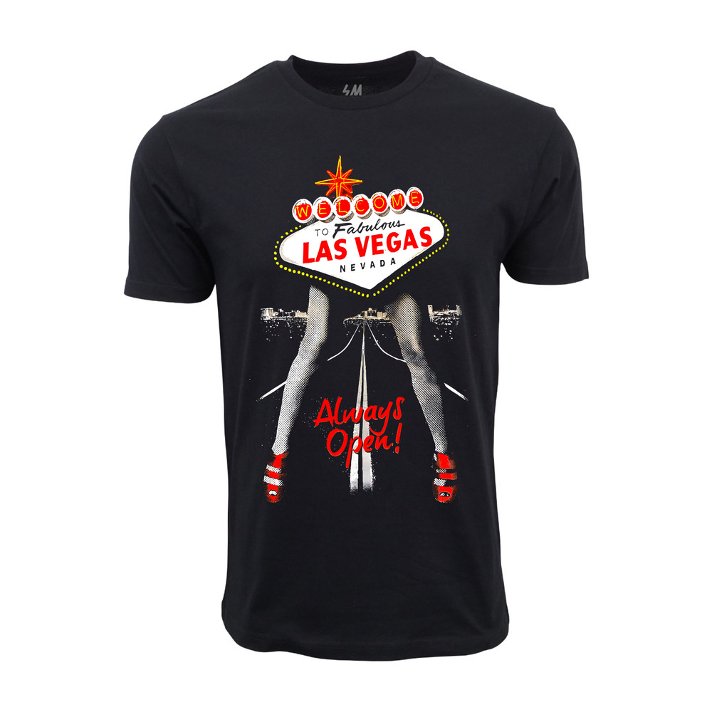 Welcom To Fabulous Las Vegas Always Open Graphic T shirt