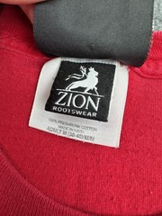 Vintage Bob Marley Zion Rootswear T-Shirt Mens Medium Red 2007 Rasta Reggae