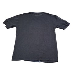 Zara T-Shirt Men’s Medium Black Open Knit Short Sleeve Pullover Hipster Y2K