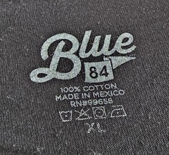 Blue 84 Men’s XL Black Hawaii Blue Note Graphic Logo Crew Neck Cotton Knit Tee