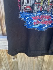 Warren Lotas Hollywood Is A Nightmare Graphic Black T-Shirt Size Medium