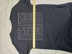 Imagine Dragons Shirt Mens Medium Black Evolve Tour 2017 Concert Band Tee