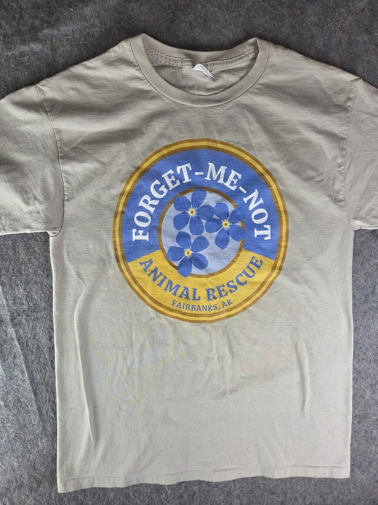 Forget Me Not Animal Rescue Fairbanks Alaska T Shirt Size Medium