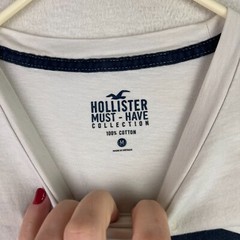 Hollister Ombre T Shirt Men’s Large Crewneck Blue Must Have Collection Logo