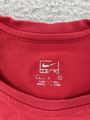 Nike Pro Shirt Adult Large Classic Fit Red Short Sleeve Athletic Tee Men