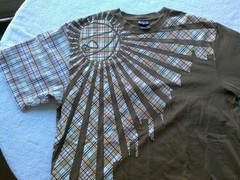K1X Tshirt Check It To Wreck It Size XL Tee Brown & Plaid Mens