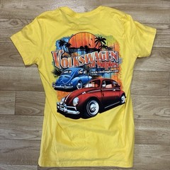 Next Level Apparel Volkswagen of Naples Graphic Logo Crew Neck Tee Yellow M