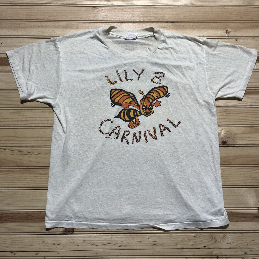 Vintage 1995 Lily B Carnival Art Honeybee Shirt Men’s Size Large Microworks Tech