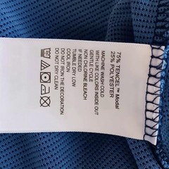 Tommy Bahama Shirt Mens Large Blue TENCEL Modal Blend Crewneck Tee Performance