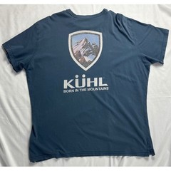 Kuhl Wildfibre Organic Cotton T-Shirt Lot of 2 Mens XXL Blue Grey Graphic Tee