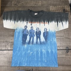 Vintage The Doors Shirt Medium Waiting for the Sun Liquid Blue Tour Concert Y2K