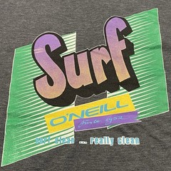 Vintage 80s O’Neill T Shirt Men’s Large Surf Surfer Faded Beach California USA