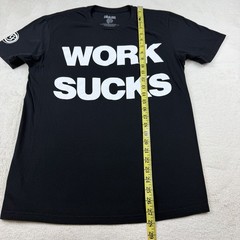 Blink-182 Work Sucks I Know Shirt Mens Medium Black Band Graphic Punk Rock Tee