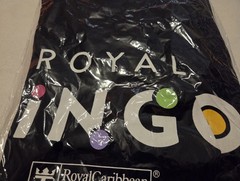 ROYAL CARIBBEAN CRUISE ROYAL BINGO T-SHIRT SIZE XL NEW IN PLASTIC