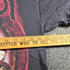 VINTAGE 2001 Slipknot T Shirt Adult Large Black Y2k Band Rock Metal Hanes Heavy