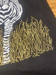 Tinga Tinga 100% Cotton Large Long T Shirt or Pajama Top Front & Back of Zebra
