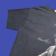 Bruce Lee Photo Portrait T Shirt Medium Black Action Movie Legend Y2K Cotton
