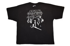 Star Wars Mens The Force Awakens Kylo Ren Black Shirt New 2XL, 4XL, 5XL