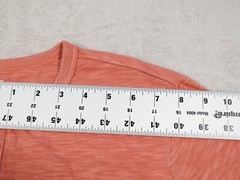 Goodfellow and Co Mens S Orange Shirt Crew Neck Chest Button Henley Top