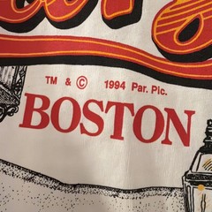 Vintage Cheers Boston T Shirt L Sof Tee Single Stitch 1994 NOS MINT