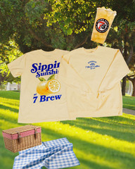 Sippin Sunshine at 7 brew Tee, T-shirt