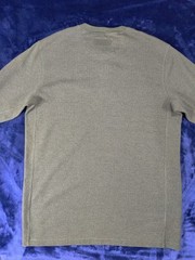 Duluth Shirt Mens XLT Green Thermal Henley Long Sleeves Heavyweight Pullover